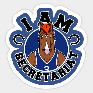 I'm secretariat Sticker